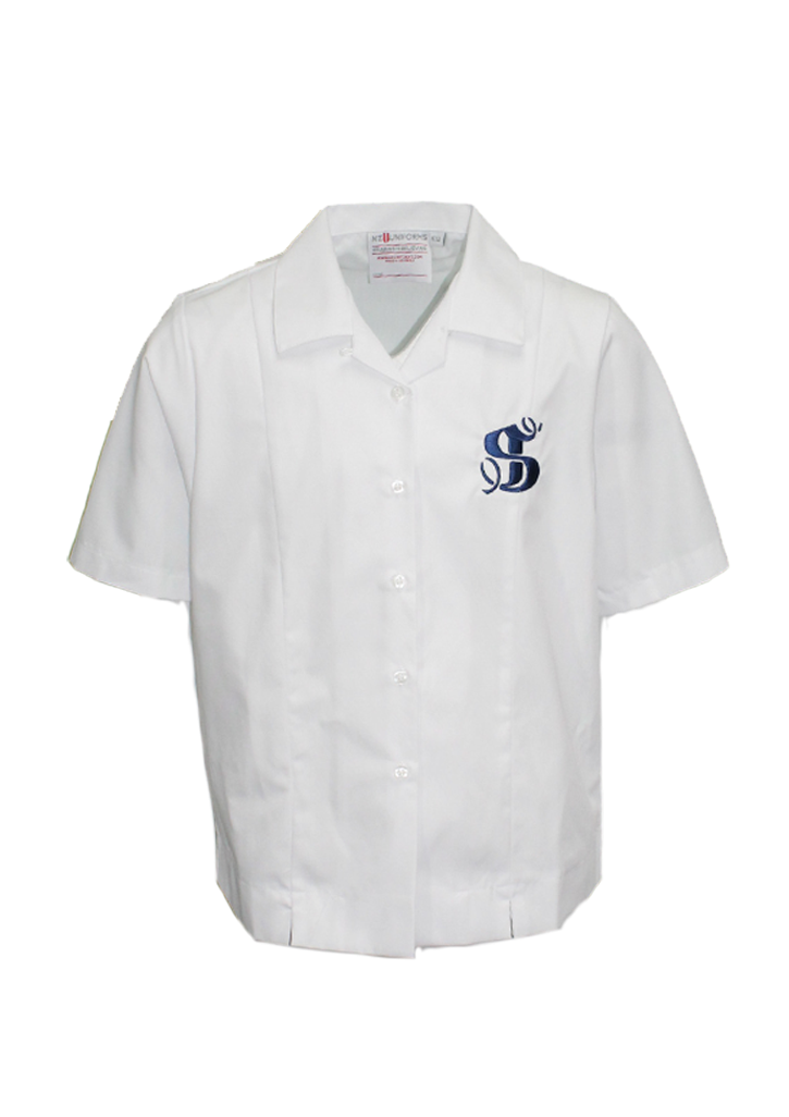 St Joseph's Dannevirke SS Blouse White Kids